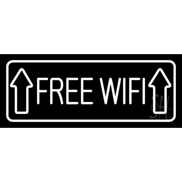 Free WiFi CGSignLab Basic Black Premium Acrylic Sign 16x16 Free WiFi CGSignLab Basic Black Premium Acrylic Sign 16x16